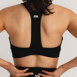 Lux Crossover Sports Bra - Charcoal
