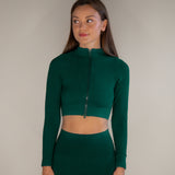 Stay Seamless Long Sleeve - Forest