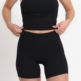 Lux Biker Shorts - Charcoal