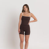 Lux Biker Shorts - Espresso