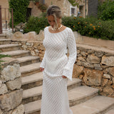 Cannes Knit Dress - Cream