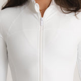 Sculpt Zip Jacket - Blanc
