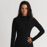 Sculpt Zip Jacket - Charcoal