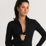 Sculpt Zip Jacket - Charcoal