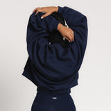 Oversized Crewneck - Navy