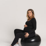 Lux Maternity Leggings - Charcoal