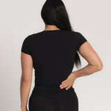 Seamless T-shirt - Black