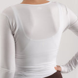 Soft Wrap Top - Blanc