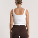 Lux Built-In Tank Top - Blanc