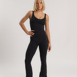 Lux Built-In Tank Top - Charcoal