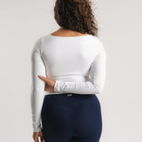 Lux Built-In Long Sleeve - Blanc