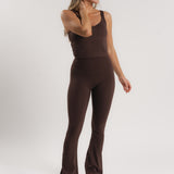 Lux Flare Pants - Espresso