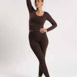 Lux Built-In Long Sleeve - Espresso