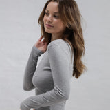 Sculpt Long Sleeve - Grey Melange