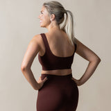 Soft Sports Bra - Coffee