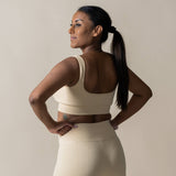 Soft Sports Bra - Cream