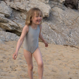 Kids solé swimsuit - light grey