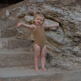 Kids yarny swimsuit - Beige