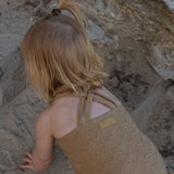 Kids yarny swimsuit - Beige