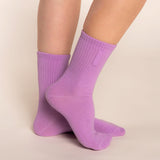 Anti-slip Socks 3-pack - Purple
