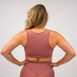 Sweat Crop Top - Coral
