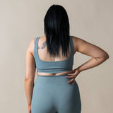 Soft Sports Bra - Sky