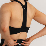 Lux Crossover Sports Bra - Charcoal
