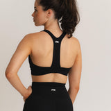 Lux Crossover Sports Bra - Charcoal