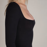 Ribbed Long Sleeve Dress - Asher