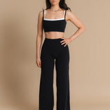 Flow Straight Pants - Charcoal