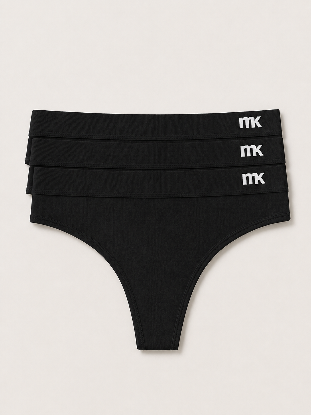 Everyday Thong 3-Pack - Black
