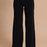 Flow Straight Pants - Black