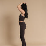 Flow Fold Over Flare Pants - Dark Cacao