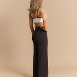 Flow Straight Pants - Dark Cacao