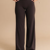 Flow Straight Pants - Dark Cacao