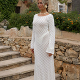 Cannes Knit Dress - Cream