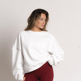Oversized Crewneck - Blanc