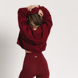 Oversized Crewneck - Burgundy