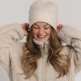 Knitted Beanie - Sand