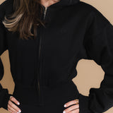 Flow Full Zip Hoodie - Black