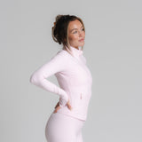 Sculpt Zip Jacket - Baby Pink