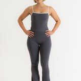 Lux Flare Pants - Slate Grey