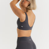 Lux Crossover V-back - Slate Grey