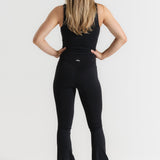 Lux Flare Pants - Charcoal