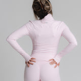 Sculpt Zip Jacket - Baby Pink