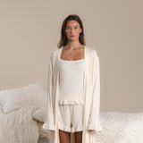 Frill Robe - Butter Cream