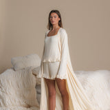 Frill Robe - Butter Cream