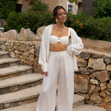 Paloma Flow Pants - Ivory