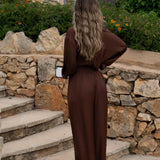 Paloma Flow Pants - Rich Brown