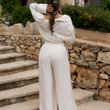 Paloma Flow Pants - Ivory
